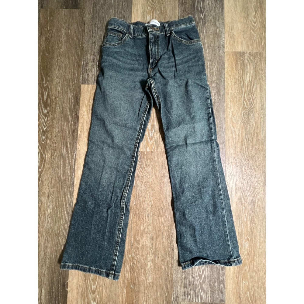 Wrangler Classic Boot Jeans Boys Size 14 Slim Dark Wash Denim 105WNBWWN